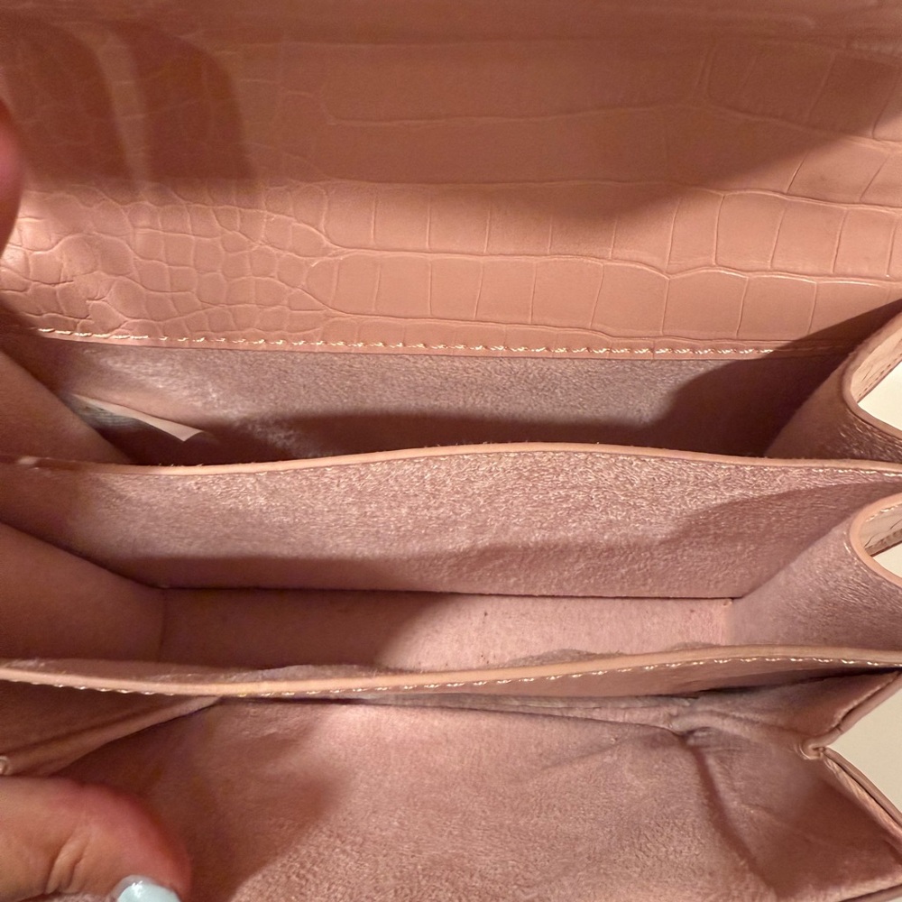 Pink Croc-Embossed Purse - Picture 4 of 11